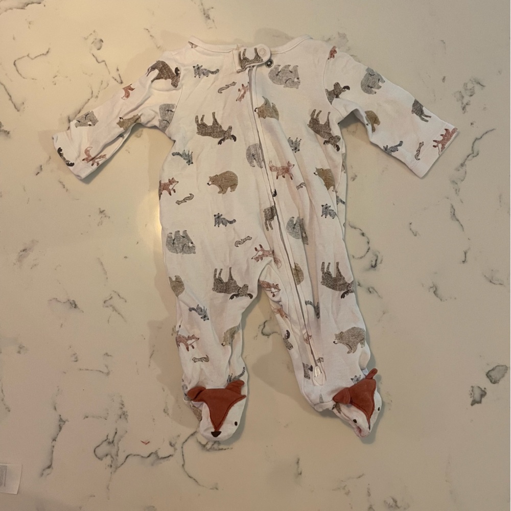 Carters Animal Footed Onesie